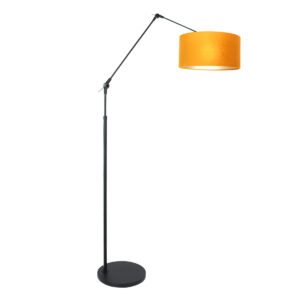 vloerlamp-zwart-prestigechic-metaalveloursstof-schemerlamp-e27-8117zw-steinhauer-1