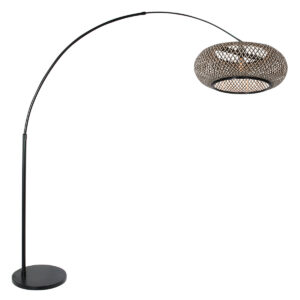 vloerlamp-zwart-sparkledlight-bamboemetaal-o45cm-e27-7508zw-steinhauer-0