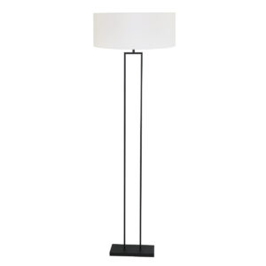vloerlamp-zwart-stang-linnenmetaal-o50cm-e27-3851zw-steinhauer-0