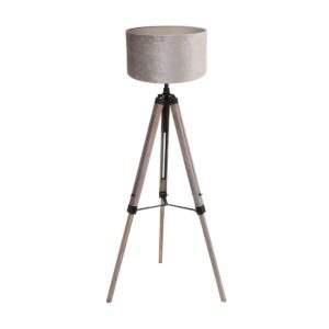 vloerlamp-zwart-triek-houttextiel-o75cm-e27-4106zw-mexlite-1