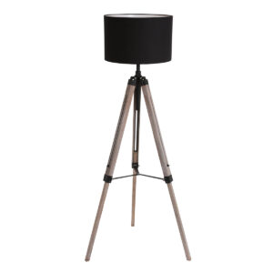vloerlamp-zwart-triek-metaaltextiel-o75cm-e27-7175zw-mexlite-0