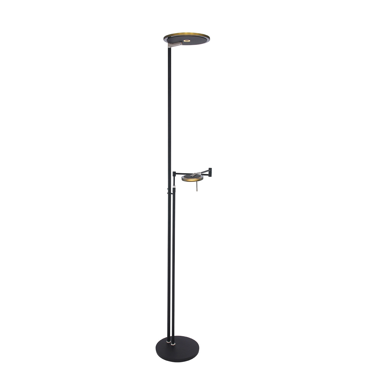 vloerlamp-zwart-turound-glasmetaal-designlamp-led-2663zw-steinhauerexclusive-0