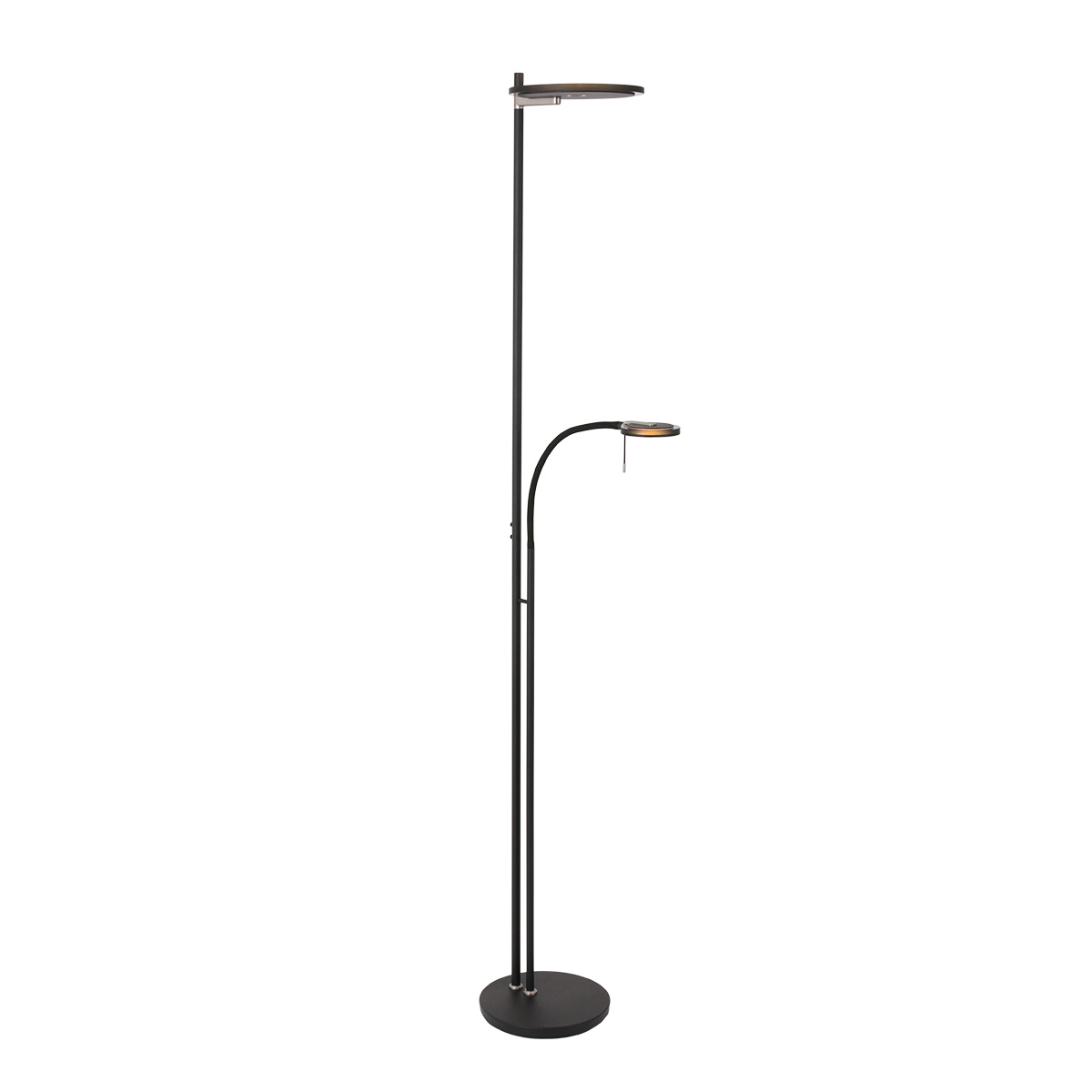 vloerlamp-zwart-turound-glasmetaal-designlamp-led-2989zw-steinhauerexclusive-0