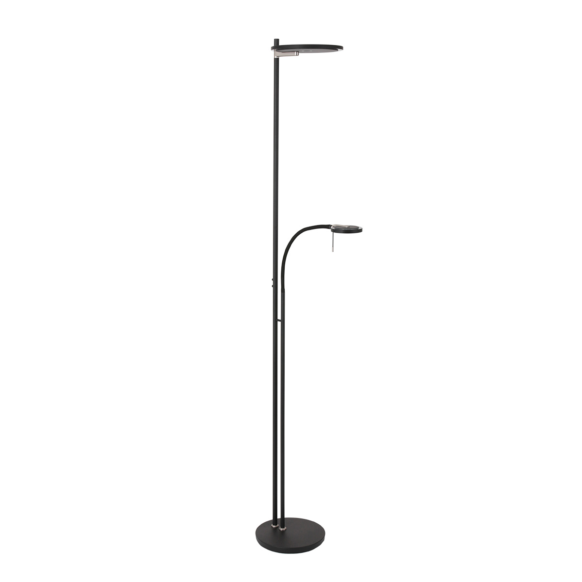 vloerlamp-zwart-turound-glasmetaal-designlamp-led-2989zw-steinhauerexclusive-1