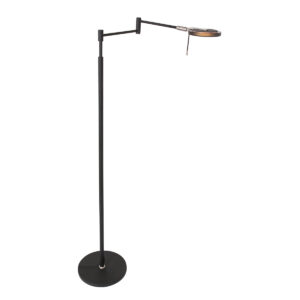 vloerlamp-zwart-turound-glasmetaal-designlamp-led-3082zw-steinhauerexclusive-0
