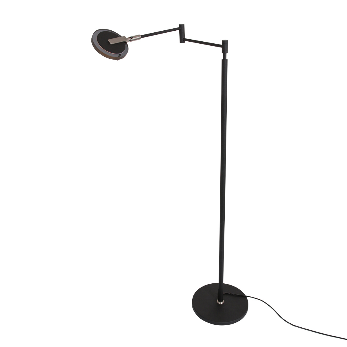 vloerlamp-zwart-turound-glasmetaal-designlamp-led-3082zw-steinhauerexclusive-1