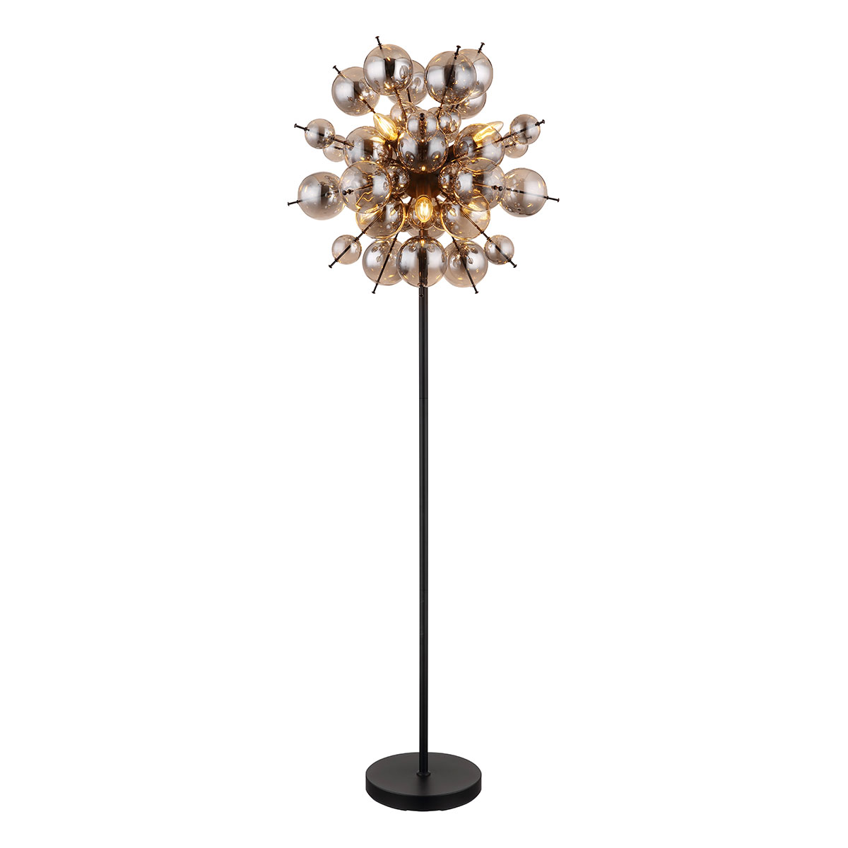 vloerlamp-zwart-udo-metaalsmokeglas-o55cm-e14-15633ss-globo-0