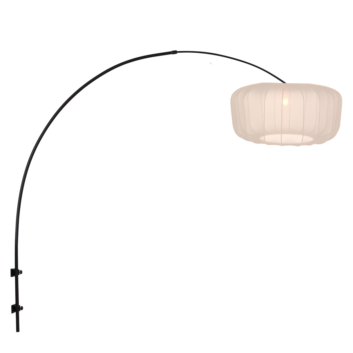 wandlamp-beigezwart-sparkledlight-metaaltextiel-e27-4409zw-steinhauer-0