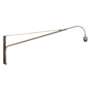 wandlamp-brons-elegantclassy-elektronicametaal-lossearmatuur-e27-2574br-steinhauer-0
