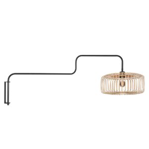 wandlamp-naturelzwart-bloeba-metaalzeegras-o40cm-e27-4160zw-steinhauer-0