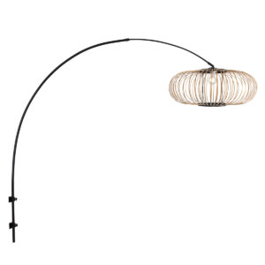 wandlamp-naturelzwart-sparkledlight-bamboemetaal-booglamp-e27-4408zw-steinhauer-0