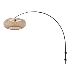 wandlamp-naturelzwart-sparkledlight-bamboemetaal-e27-4404zw-steinhauer-1
