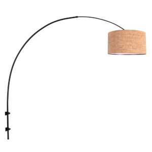 wandlamp-naturelzwart-sparkledlight-metaaltextiel-booglamp-e27-4343zw-steinhauer-0