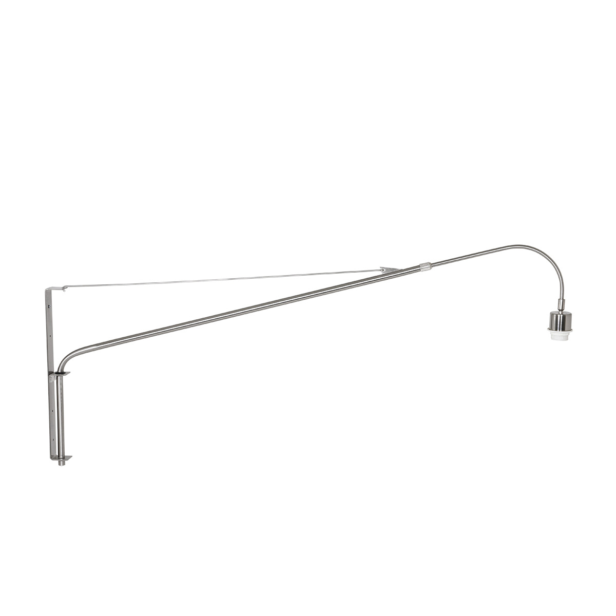 wandlamp-staal-elegantclassy-kunststofmetaal-lossearmatuur-e27-2574st-steinhauer-0