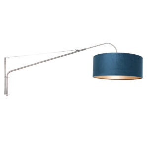 wandlamp-staal-elegantclassy-metaaltextiel-o40cm-e27-8243st-steinhauer-1