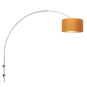 wandlamp-staal-sparkledlight-metaaltextielveloursstof-e27-8147st-steinhauer-1