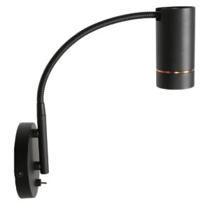 wandlamp-zwart-downlume-metaal-bedlampje-gu10-4857zw-steinhauer-0