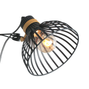 wandlamp-zwart-dunbar-kunststofmetaal-draadlamp-e27-3093zw-annelighting-1