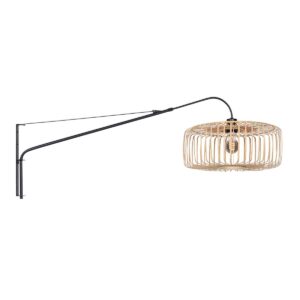 wandlamp-zwart-elegantclassy-bamboemetaal-e27-4153zw-steinhauer-0