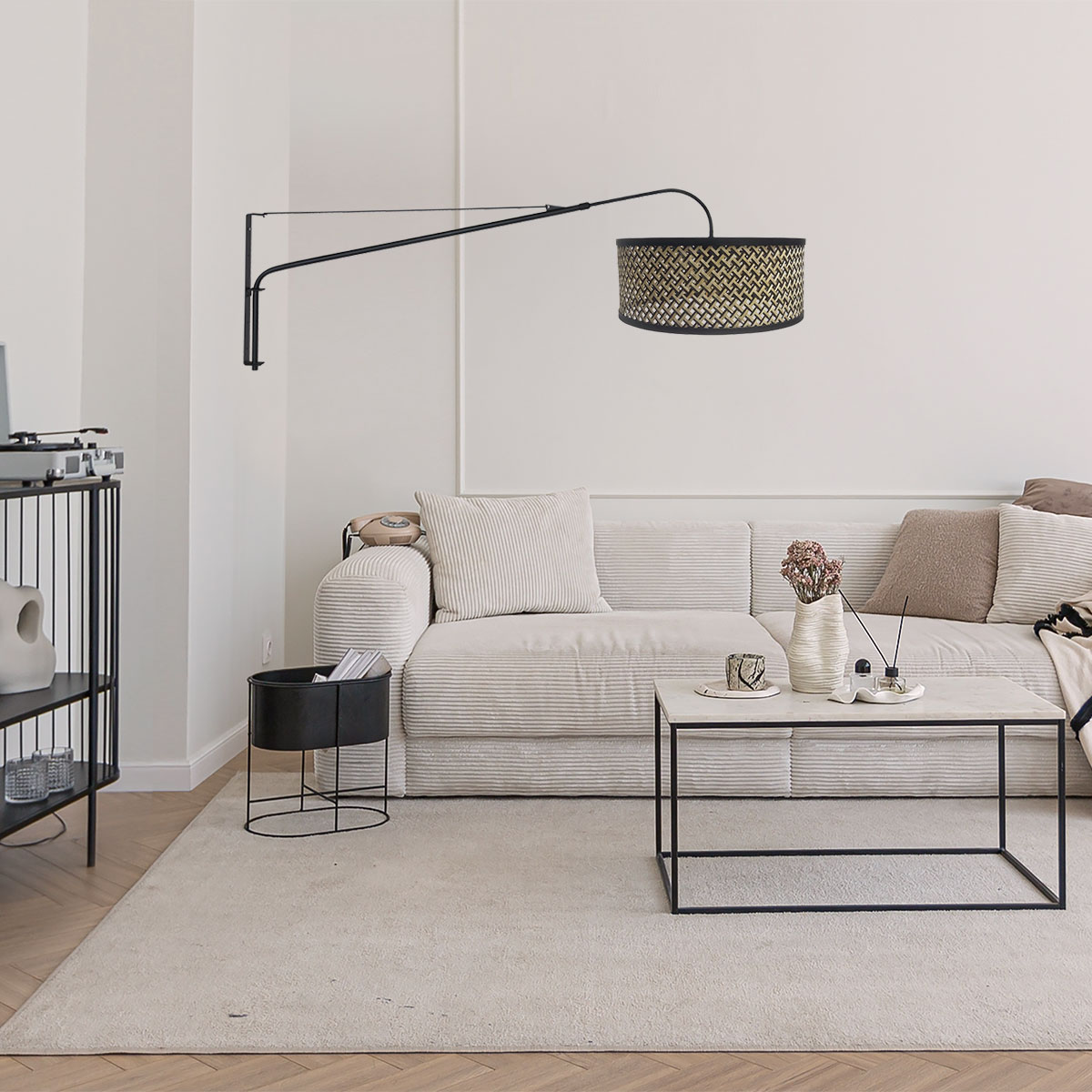wandlamp-zwart-elegantclassy-bamboemetaal-schemerlamp-e27-3699zw-steinhauer-2