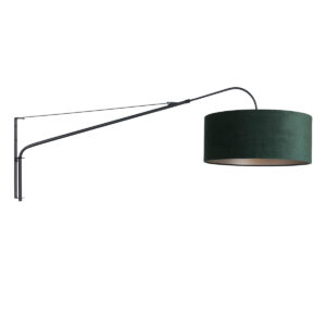 wandlamp-zwart-elegantclassy-metaaltextielveloursstof-schemerlamp-e27-8133zw-steinhauer-0