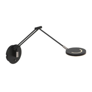 wandlamp-zwart-soleil-glasmetaal-bedlampje-led-3259zw-steinhauerexclusive-0