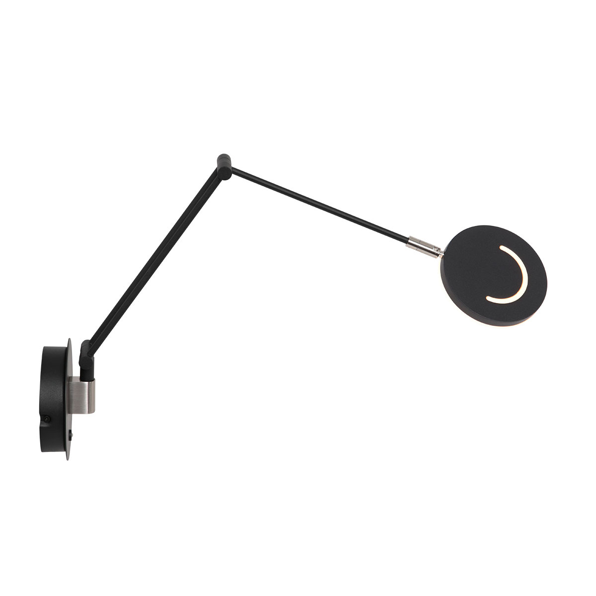 wandlamp-zwart-soleil-glasmetaal-bedlampje-led-3259zw-steinhauerexclusive-1