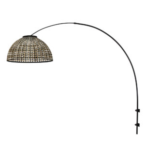 wandlamp-zwart-sparkledlight-bamboemetaal-booglamp-e27-4407zw-steinhauer-1