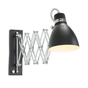 wandlamp-zwart-spring-kunststofmetaal-schaarlamp-e27-6290zw-steinhauer-0