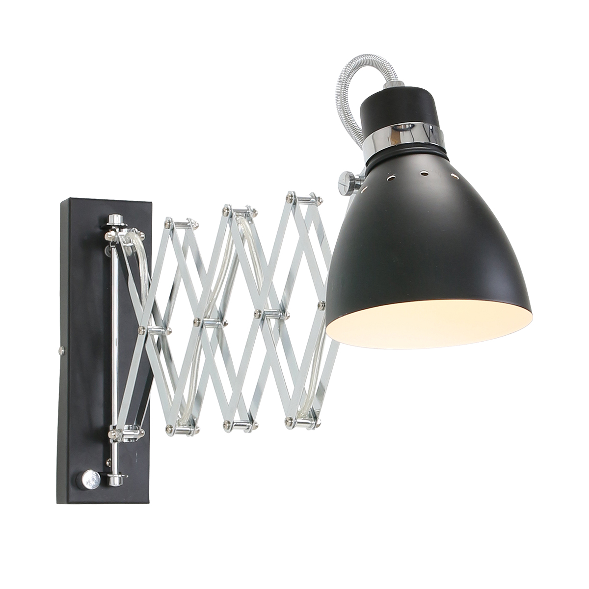 wandlamp-zwart-spring-kunststofmetaal-schaarlamp-e27-6290zw-steinhauer-0