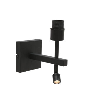 wandlamp-zwart-stang-kunststofmetaal-lossearmatuur-led_e27-2995zw-steinhauer-0