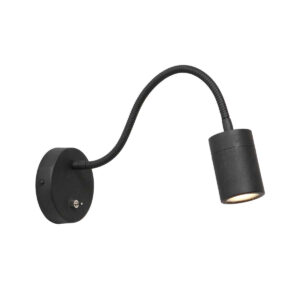 wandlamp-zwart-upround-metaal-bedlampje-gu10-3390zw-mexlite-0