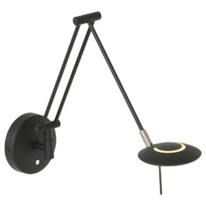 wandlamp-zwart-zodiacled-kunststofmetaal-bedlampje-led-2110zw-steinhauer-1