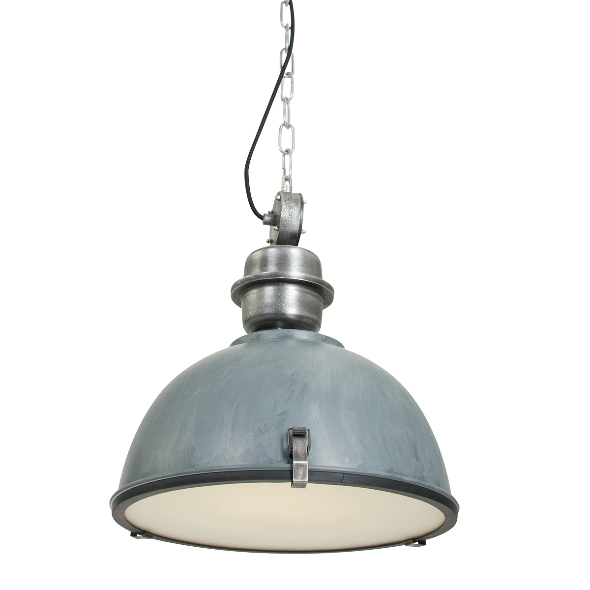 hanglamp-grijs-bikkel-glasmetaal-o42cm-e27-7586gr-steinhauer-0