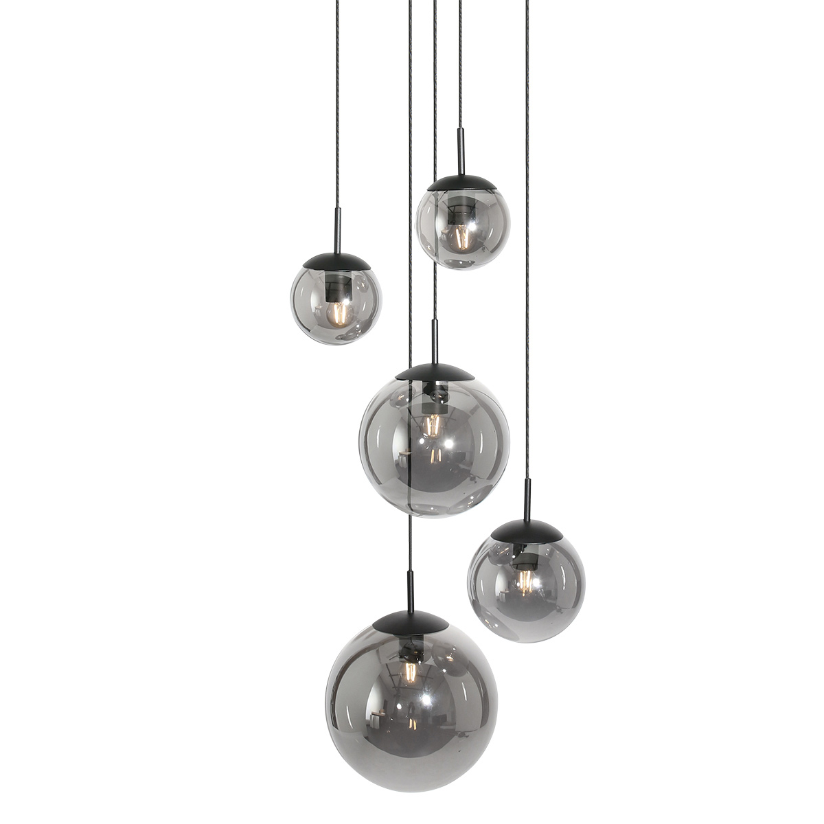 hanglamp-zwart-bollique-elektronicaglasmetaal-o60cm-e27-2730zw-steinhauer-0