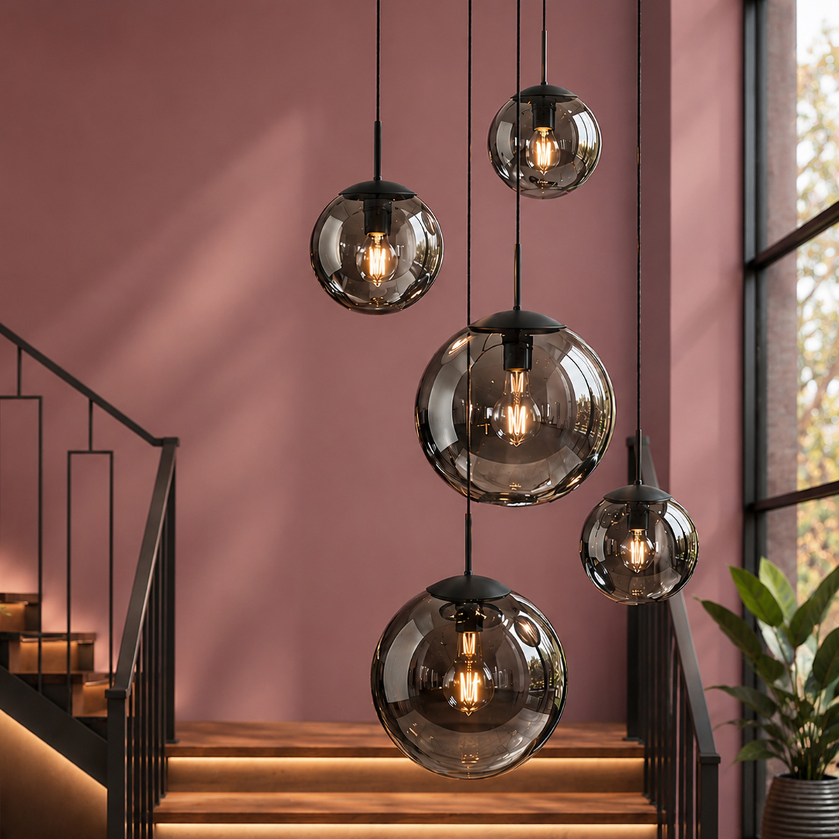 hanglamp-zwart-bollique-elektronicaglasmetaal-o60cm-e27-2730zw-steinhauer-2