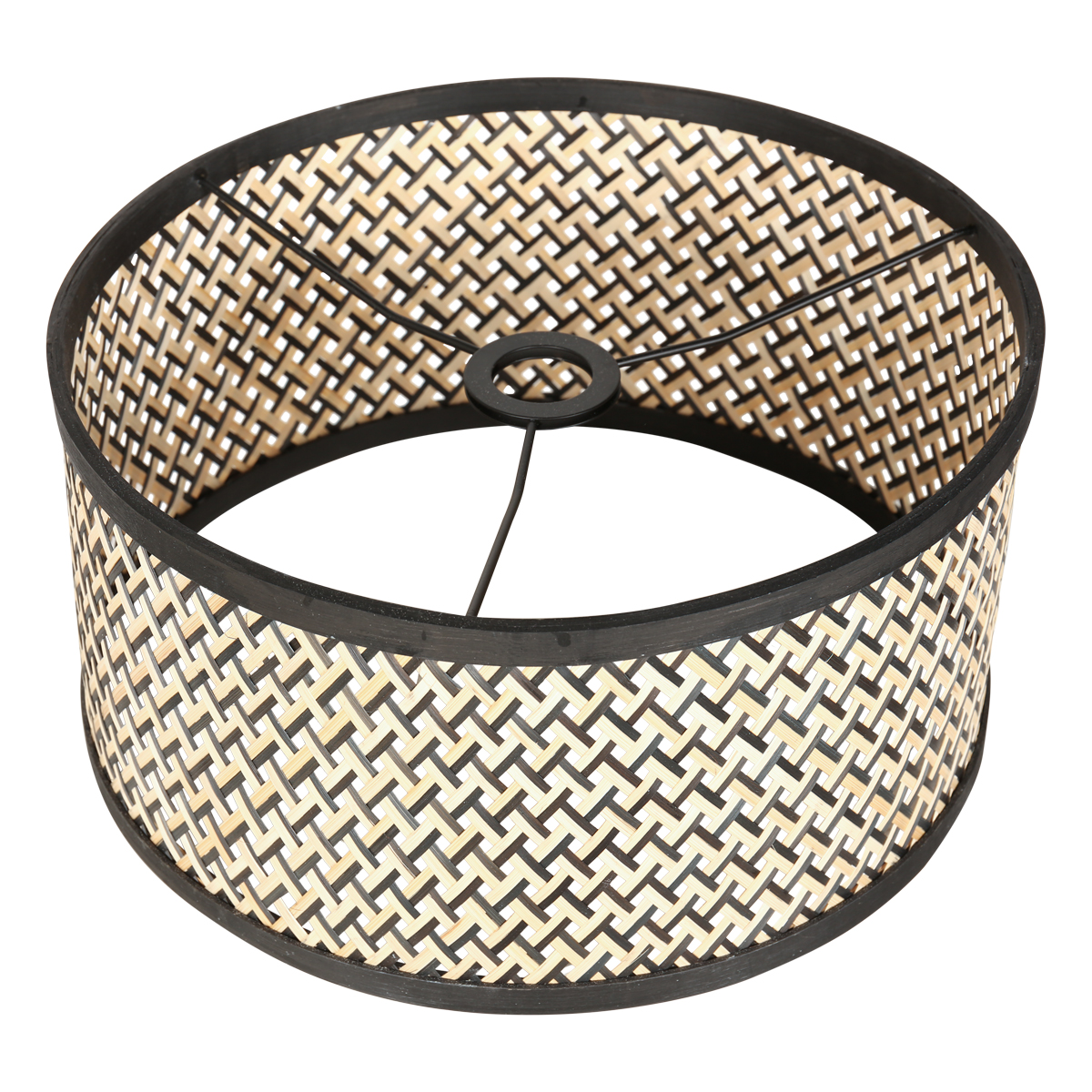 kap-zwart-lampenkappen-bamboehout-o40cm-e27-k1068bs-steinhauer-1