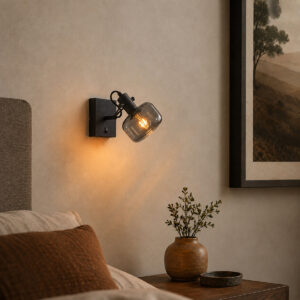 wandlamp-zwart-glaslic-glasmetaal-designlamp-e27-3864zw-steinhauer-2