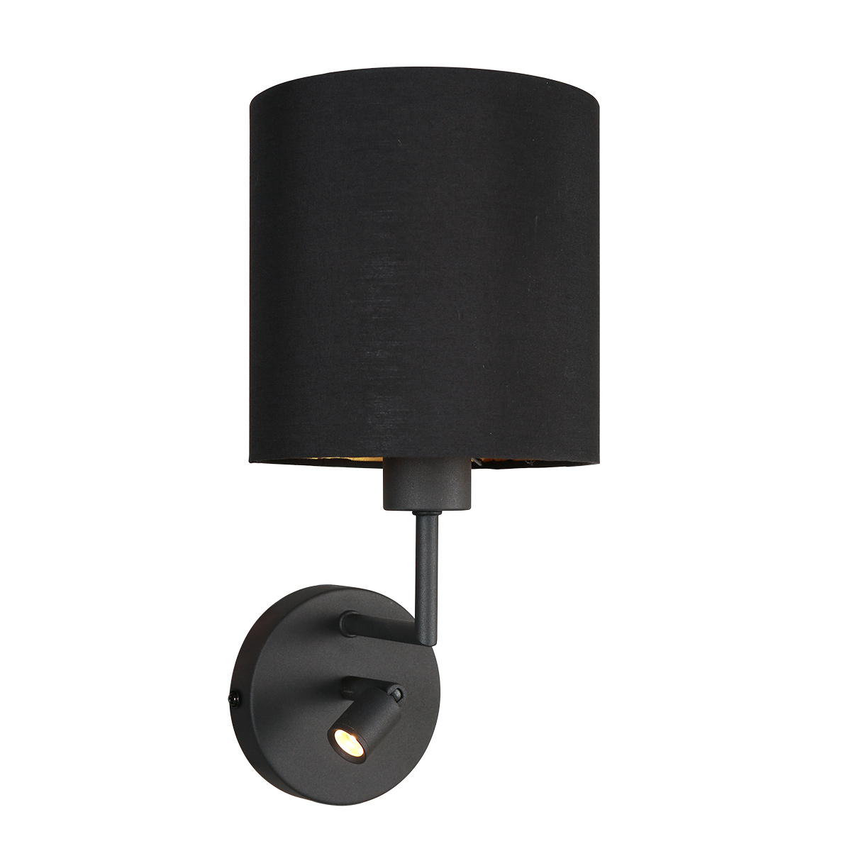 wandlamp-zwart-noor-metaaltextiel-o18cm-led_e27-1562zw-mexlite-0